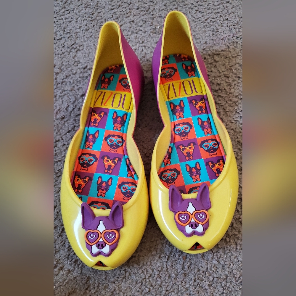 Girl's Zaxy Zizou Sandals Size 4 (Like Melissa)